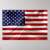 Poster Le drapeau des États-Unis d'Amérique (Devant)