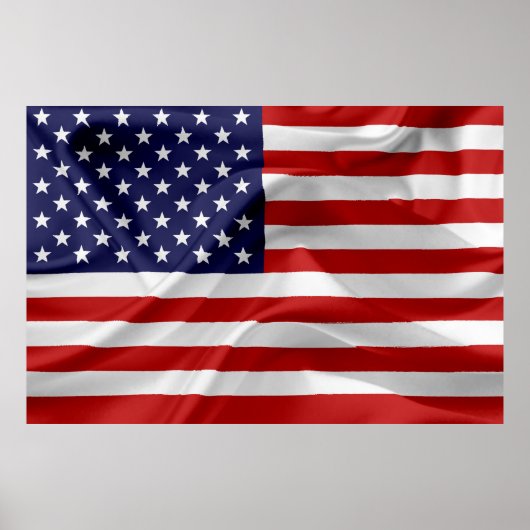 Poster Le drapeau des États-Unis d'Amérique (Devant)