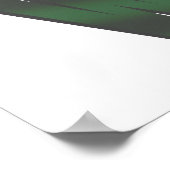 Poster Le drapeau du logo de Mexico Reflection pour les M (Coin)