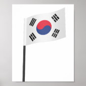 Poster Le drapeau national de la République de Corée (Devant)