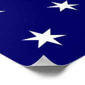 Poster Le drapeau personnel de George Washington (Coin)