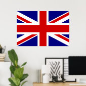 Poster Le drapeau Union Jack (Bureau à domicile)