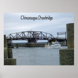 Poster Le Drawbridge de Chincoteague
