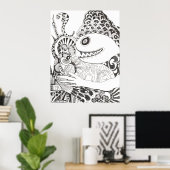 Poster Le Dresseur d'Oiseaux (Bureau à domicile)