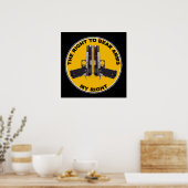 Poster Le droit de porter des armes - Mon droit (Cuisine)