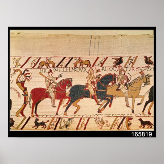 Poster Le duc William exhorte ses troupes (Devant)