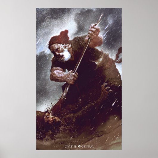 Poster Le duel du vieux patriote (Devant)