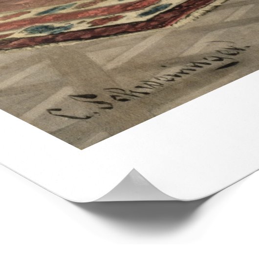 Poster Le Duet (mezzotint) (Coin)