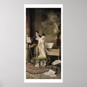 Poster Le duo (mezzotinto)