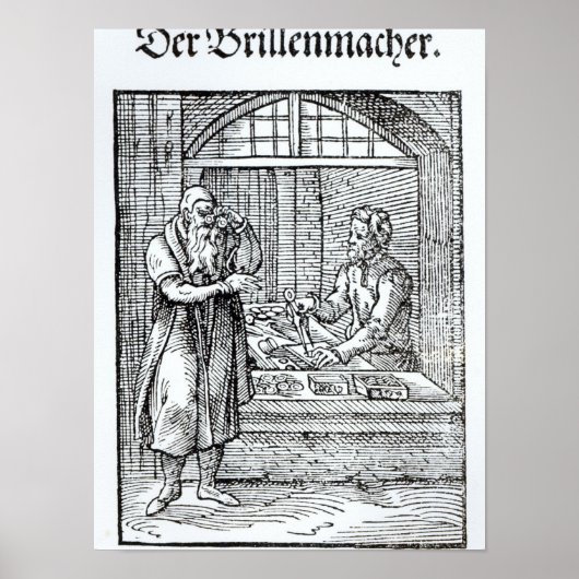 Poster Le fabricant de lunettes (Devant)