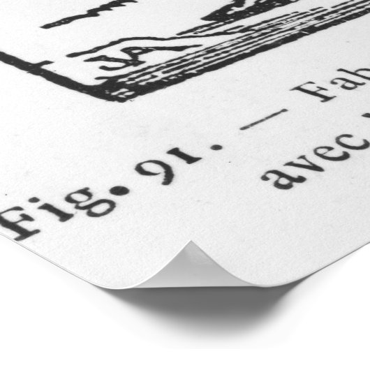 Poster Le fabricant de papier (Coin)