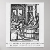 Poster Le fabricant de papier (Devant)