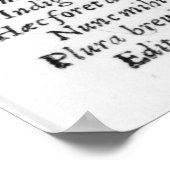 Poster Le fabricant de plaques de lettres (Coin)