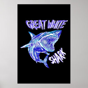 Poster Le fabuleux grand requin blanc