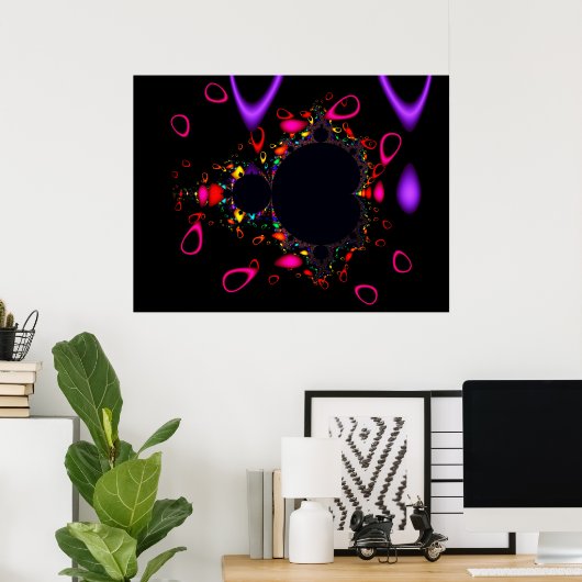 Poster Le Fameux Ensemble Complet Mandelbrot (Bureau à domicile)