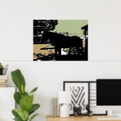 Poster Le fameux Trolley Horse de Stanley Park (Bureau à domicile)