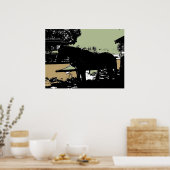 Poster Le fameux Trolley Horse de Stanley Park (Cuisine)