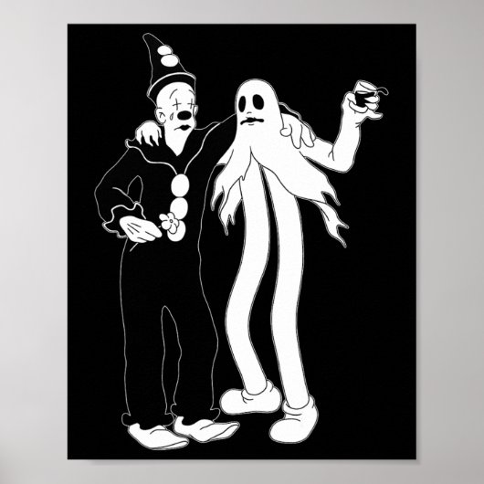 Poster Le fantôme clown (Devant)