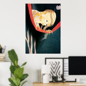 Poster Le fantôme de Kohada Koheiji, Hokusai (Bureau à domicile)