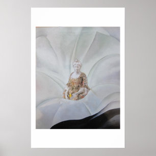 Poster Le Fantôme de la Fleur - art de collage