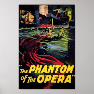 Poster Le Fantôme de l'Opéra 1925 Film Classique