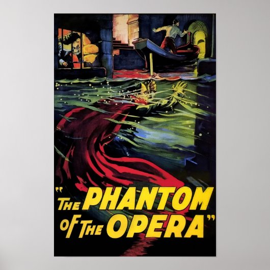 Poster Le Fantôme de l'Opéra 1925 Film Classique (Devant)