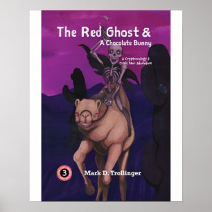 Poster Le fantôme rouge et un lapin au chocolat - Impress