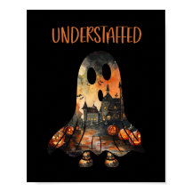 Le fantôme Sarcastique d'Halloween en sous-effecti