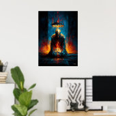 Poster Le Fardeau de la Couronne – Expressionnisme Monume (Bureau à domicile)