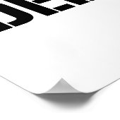 Poster Le fascisme ne doit pas être débattu (Coin)