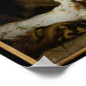 Poster Le Faucon, des Fables de Fontaine (Coin)