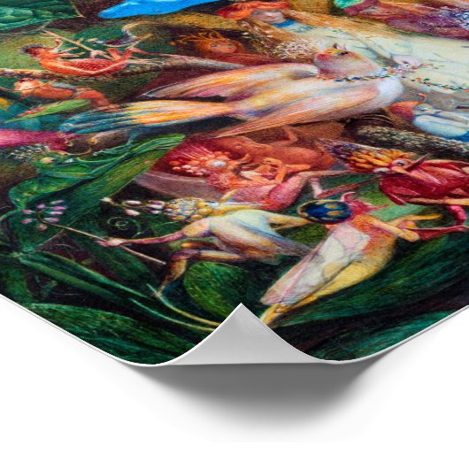 Poster Le favori des fées, John Anster Fitzgerald (Coin)