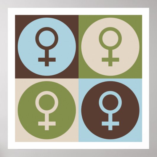 Poster Le féminisme de l'art pop (Devant)