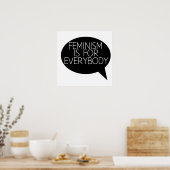 Poster Le féminisme est pour tous (Cuisine)