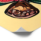 Poster Le fer à cheval et le trèfle pour la chance (Coin)