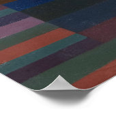 Poster Le feu dans la soirée par Paul Klee (Coin)