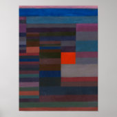 Poster Le feu dans la soirée par Paul Klee (Devant)