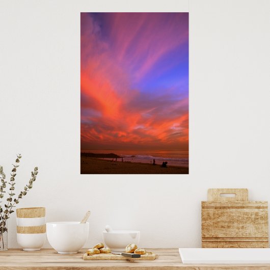 Poster Le Feu Dans Le Ciel (Cuisine)