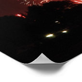 Poster Le feu d'artifice du Nouvel An de Sydney (Coin)