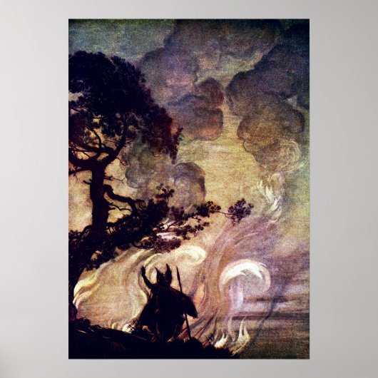 Poster Le feu de Brunhilde (Devant)