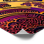 Poster "Le feu de la danse du Cosmos" Le Soleil (Coin)