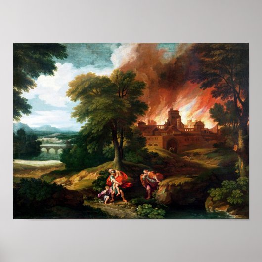 Poster Le feu de la Troie (Devant)