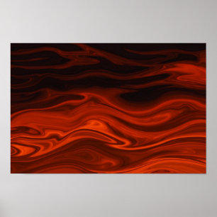 Poster Le feu liquide par Shirley Taylor