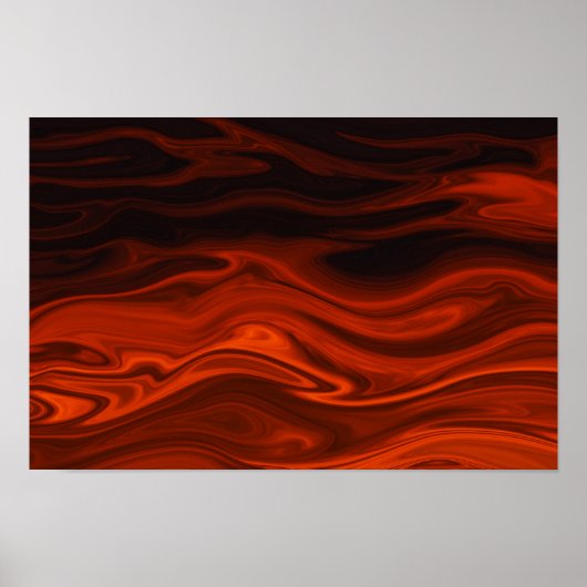 Poster Le feu liquide par Shirley Taylor (Devant)