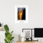 Poster Le feu naturel de Yosemite (Bureau à domicile)