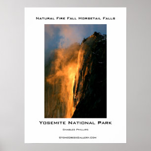 Poster Le feu naturel de Yosemite
