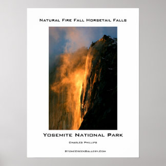 Poster Le feu naturel de Yosemite