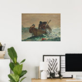 Poster Le filet de hareng, 1885 (huile sur toile) (Bureau à domicile)