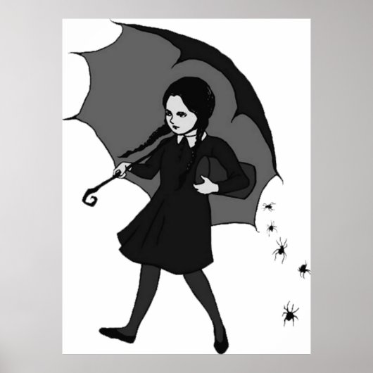 Poster le film de la famille addams (Devant)