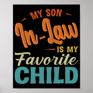 Poster Le Fils En Droit Est Ma Favorite Famille Enfant Fu